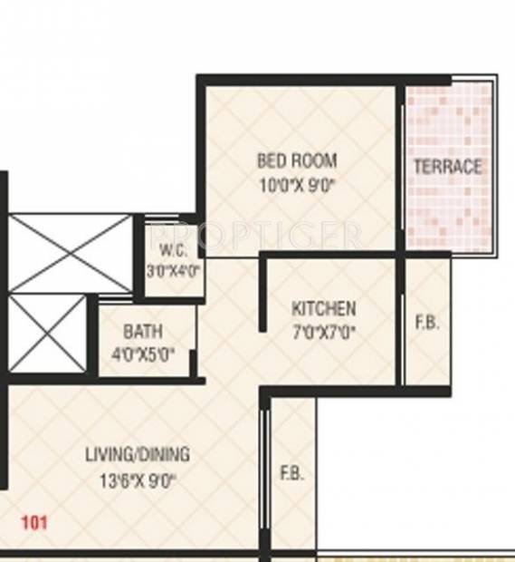 Today Avenue (1BHK+1T (750 sq ft) 750 sq ft)