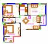 Goldwin Group Goldwin Sparsha Floor Plan (2BHK+2T)