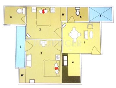 Dexterous Vedic Apartments (2BHK+2T (600 sq ft) 600 sq ft) Dexterous Vedic Apartments (2BHK+2T (600 sq ft) 600 sq ft)
