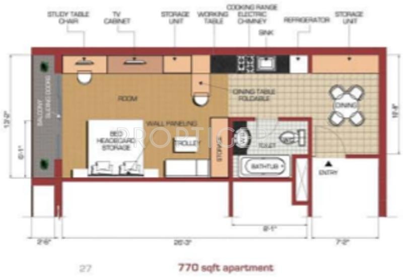 Siddha Xanadu Studio (1BHK+1T (770 sq ft) 770 sq ft) Siddha Xanadu Studio (1BHK+1T (770 sq ft) 770 sq ft)