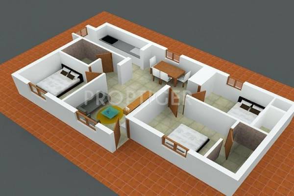 Annai Amanda (2BHK+2T (760 sq ft) 760 sq ft)