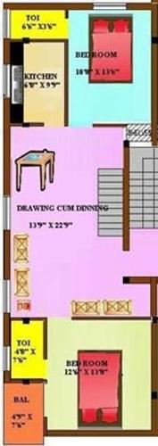 Estates Arputhalaya (2BHK+2T (1,025 sq ft) 1025 sq ft)