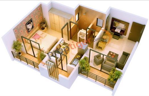 Ravi Gaurav Eden (1BHK+1T (630 sq ft) 630 sq ft)