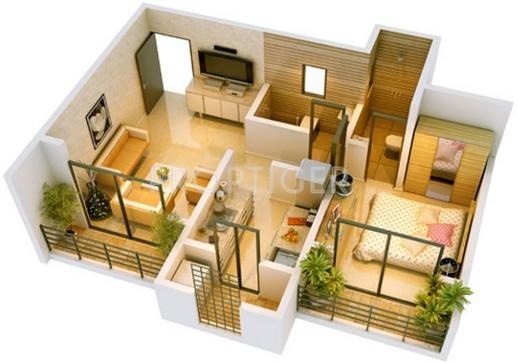 Ravi Gaurav Eden (1BHK+1T (680 sq ft) 680 sq ft)