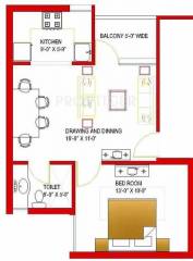 Bhakti GBM Gracia Floors (1BHK+1T (661 sq ft) 661 sq ft) Bhakti GBM Gracia Floors (1BHK+1T (661 sq ft) 661 sq ft)