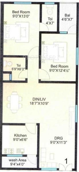 Venkateshwara Venkateshwara Fortune (2BHK+2T (1,005 sq ft) 1005 sq ft) Venkateshwara Venkateshwara Fortune (2BHK+2T (1,005 sq ft) 1005 sq ft)