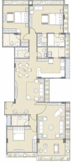 Olive Olive Heights Floor Plan (3BHK+3T)
