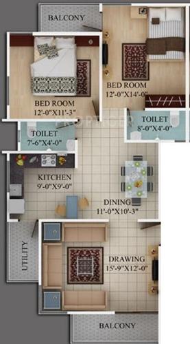 Green Amans Regency (2BHK+2T (1,150 sq ft) 1150 sq ft) Green Amans Regency (2BHK+2T (1,150 sq ft) 1150 sq ft)