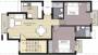 Unitech Singleton Floors (2BHK+2T (1,010 sq ft) 1010 sq ft)