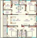 RGP Radhakrishna Nivas (3BHK+3T (1,370 sq ft)   Pooja Room 1370 sq ft)