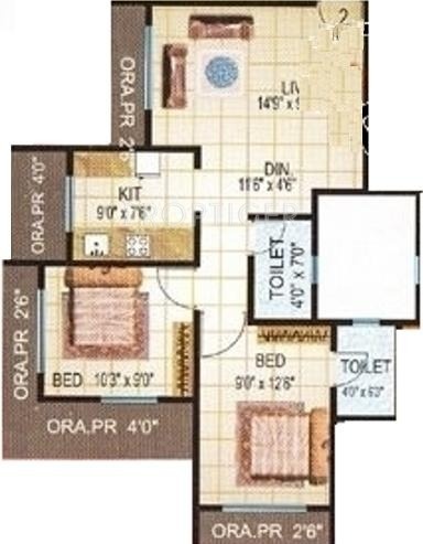 Singh Paradise (2BHK+2T (1,028 sq ft) 1028 sq ft) Singh Paradise (2BHK+2T (1,028 sq ft) 1028 sq ft)