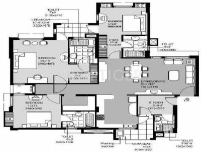 Stellar ICON (3BHK+3T (2,320 sq ft) 2320 sq ft)