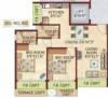 C J Group Harmony II Floor Plan (2BHK+2T)