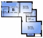 Verdant Verdant Twins (2BHK+2T (825 sq ft) 825 sq ft)