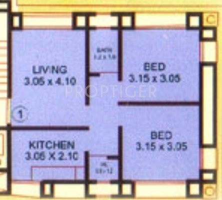 Parshva Anand Mangal Complex (2BHK+2T (750 sq ft) 750 sq ft)