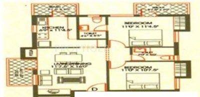 Casagrand Nircon Villa (2BHK+3T (1,007 sq ft) 1007 sq ft)
