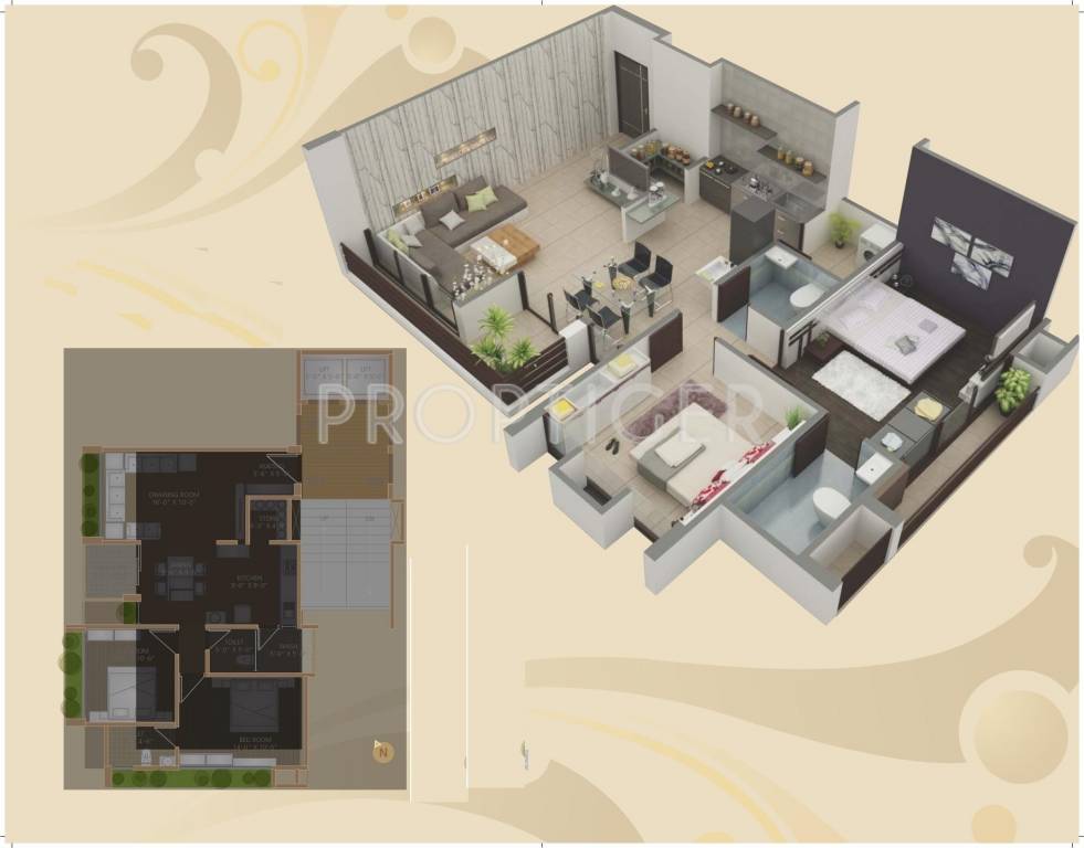 Platinum Saaga (2BHK+2T (1,260 sq ft) 1260 sq ft) Platinum Saaga (2BHK+2T (1,260 sq ft) 1260 sq ft)