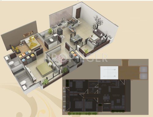 Platinum Saaga (3BHK+3T (1,710 sq ft) 1710 sq ft)