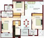 Krish Vatika (3BHK+3T (1,520 sq ft) 1520 sq ft) Krish Vatika (3BHK+3T (1,520 sq ft) 1520 sq ft)