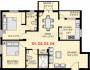 BSR GLN Residency (2BHK+2T (1,165 sq ft)   Pooja Room 1165 sq ft)