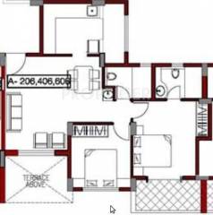 Sanskruti Casa Poli (2BHK+2T (855 sq ft) 855 sq ft) Sanskruti Casa Poli (2BHK+2T (855 sq ft) 855 sq ft)