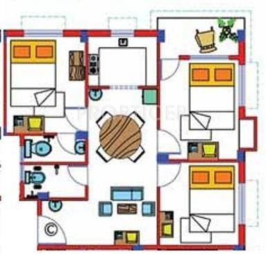 Ascon Shree Tower VI (3BHK+2T (956 sq ft) 956 sq ft)