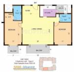 Wama Wama Ibbanee (2BHK+2T (1,450 sq ft) 1450 sq ft)