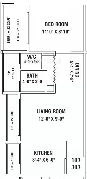 Saarvi Saarvi Residency (1BHK+1T (640 sq ft) 640 sq ft)
