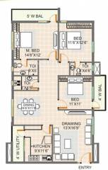 Sankalp Gardenia Towers (3BHK+3T (1,640 sq ft) 1640 sq ft) Sankalp Gardenia Towers (3BHK+3T (1,640 sq ft) 1640 sq ft)
