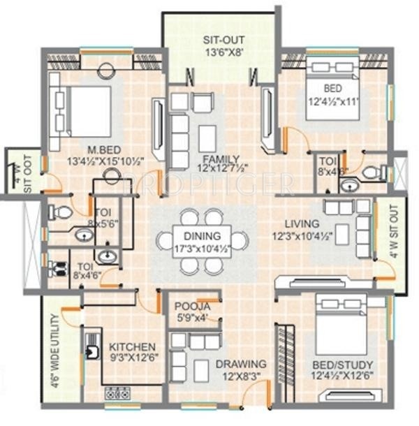 Sankalp Gardenia Towers (3BHK+3T (2,070 sq ft) Pooja Room 2070 sq ft) Sankalp Gardenia Towers (3BHK+3T (2,070 sq ft) Pooja Room 2070 sq ft)