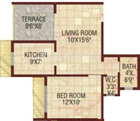 Shree 9 Krushna Kunj (1BHK+1T (600 sq ft) 600 sq ft)