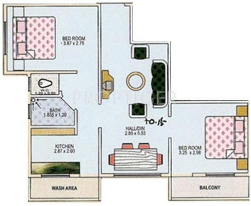 Green Amans Palace (2BHK+1T (1,125 sq ft) 1125 sq ft) Green Amans Palace (2BHK+1T (1,125 sq ft) 1125 sq ft)