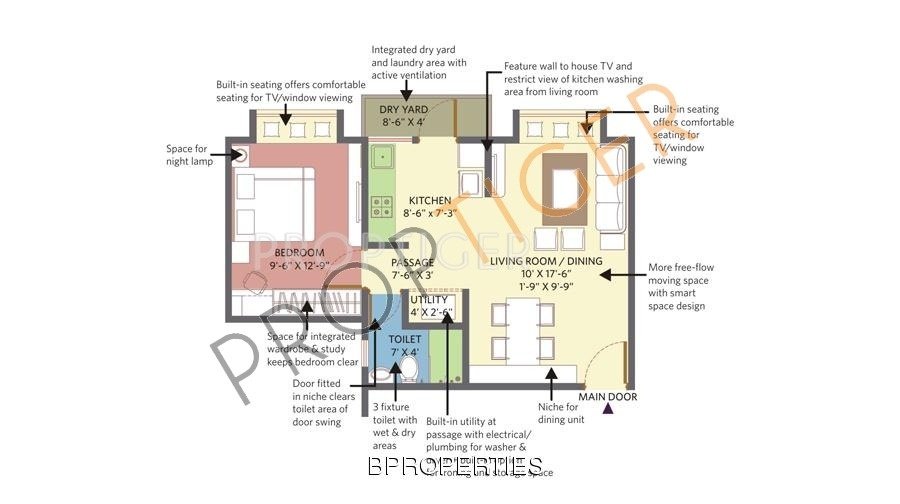 Patel Smondo 2 (1BHK+1T (675 sq ft) 675 sq ft)