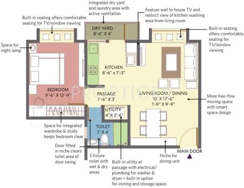 Patel Smondo 2 (1BHK+1T (675 sq ft) 675 sq ft)