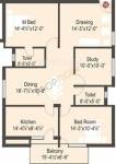 GK Bella Vista (2BHK+2T (1,502 sq ft) Study Room 1502 sq ft) GK Bella Vista (2BHK+2T (1,502 sq ft) Study Room 1502 sq ft)