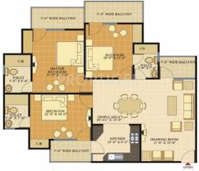 SVP Gulmohur Tower (3BHK+3T (1,490 sq ft) 1490 sq ft) SVP Gulmohur Tower (3BHK+3T (1,490 sq ft) 1490 sq ft)