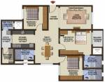 Sobha Cinnamon (3BHK+3T (1,692 sq ft) 1692 sq ft)