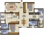 Sobha Cinnamon (3BHK+3T (1,700 sq ft) 1700 sq ft)