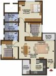 Sobha Cinnamon (3BHK+3T (1,455 sq ft) 1455 sq ft)