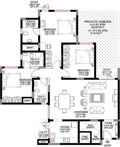Sobha Sunbeam I (3BHK+3T (1,684 sq ft) 1684 sq ft) Sobha Sunbeam I (3BHK+3T (1,684 sq ft) 1684 sq ft)