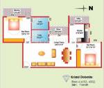 Kristal Dolomite (2BHK+2T (1,139 sq ft) 1139 sq ft)