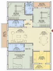 DLF New City Heights (3BHK+3T (1,767 sq ft) 1767 sq ft) DLF New City Heights (3BHK+3T (1,767 sq ft) 1767 sq ft)