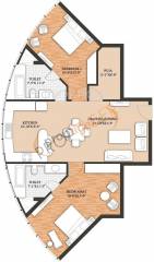 Raheja Revanta (2BHK+2T (1,478 sq ft) + Pooja Room 1478 sq ft)