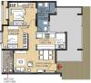 Skylark Zenith (2BHK+2T (921 sq ft) 921 sq ft)