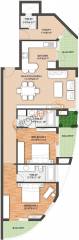 Raheja Revanta (2BHK+3T (1,854 sq ft) 1854 sq ft)