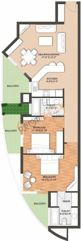 Raheja Revanta (2BHK+2T (1,621 sq ft) 1621 sq ft) Raheja Revanta (2BHK+2T (1,621 sq ft) 1621 sq ft)