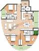 Raheja Revanta (3BHK+3T (2,457 sq ft) 2457 sq ft)