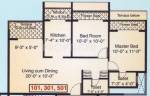 Shree Residency (2BHK+2T (1,045 sq ft) 1045 sq ft)