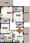 Vasudeva Bloomfield Elation Towers (2BHK+3T (1,390 sq ft)   Study Room 1390 sq ft)