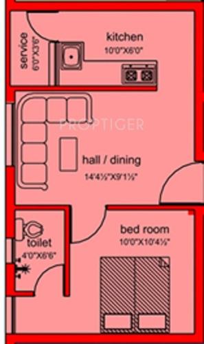 Majestic Kumarakom (1BHK+1T (509 sq ft) 509 sq ft)